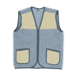 Kampol Kamizelka wełniana merynos Serena niebieska M Tombler