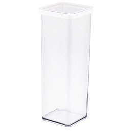 Rotho Pojemnik na przysmaki kwadratowy 2.0L LOFT transparentny/biały