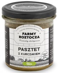 PASZTET DROBIOWO-WIEPRZOWY BIO 180 G (SŁOIK) FARMY ROZTOCZA