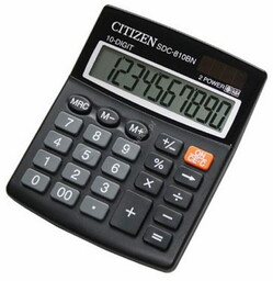 Kalkulator CITIZEN SDC-810NR, 10 pozycji, 1 szt.