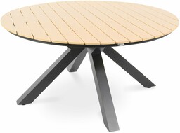 Stół ogrodowy okrągły 150 cm Ravello - Beżowy