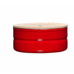 RIESS - Pojemnik kuchenny niski z drewnianą pokrywą