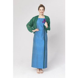 Pakamera Lekki kardigan wełniany damski Klara - Szmaragdowy