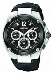 Zegarek SEIKO SRW899P1. Kwarcowy, Kolor czarny. Mężczyzna.