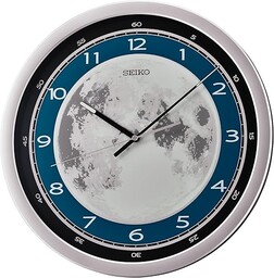 Seiko Clocks Zegar ścienny QXA831S, srebrny
