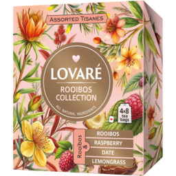 Zestaw herbat Assorted Rooibos Tea Lovare, 32 torebek