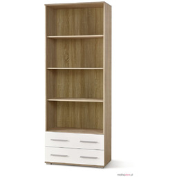 Regał LIMA REG-3 Halmar Dąb sonoma + biały