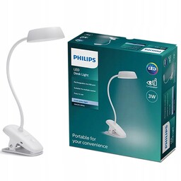 Lampka Biurkowa Szkolna Nocna Led 3W 4000K Ściemnialna