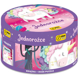 Wilga Play, puzzle, Na Okrągło, Jednorożce, 30 el.