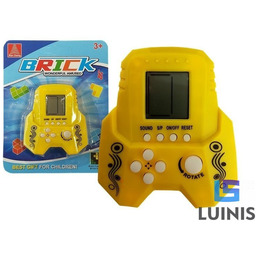 Gra elektroniczna tetris bricks rakieta żółta, Gra planszowa,