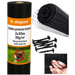 Siatka na krety 2x50 nornice przeciw kretom Premium