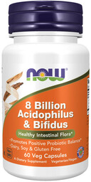 NOW 8 Billion Acidophilus&Bifidus 60vegcaps