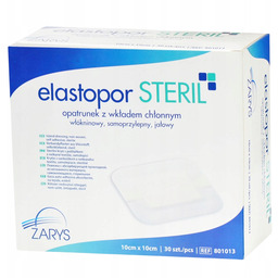 Elastopor STERIL opatrunek wkład chłonny 10x10cm A''30 szt.