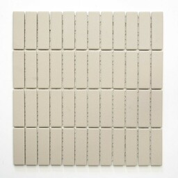 Mozaika gresowa Beżowa Prostokąt Matowa 29,7x29x0,65 cm