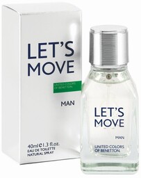 Benetton, Let''s Move, woda toaletowa, 40 ml