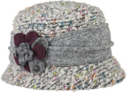 Colourtouch Wool Hat by Lierys, jasnoszary, One Size