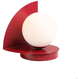 Lampka biurkowa Loop Metalowa Bordowa