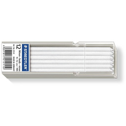 Staedtler, Grafity do ołówków Lumocolor, zmywalne, białe, 70