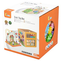 VIGA Zabawka edukacyjna Kostka 5w1 44591