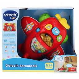 Interaktywny Odlocik Samolocik Vtech 61430 6m+ Pl