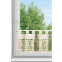Zazdrostka Maddeline beżowa 35x150 cm na szelkach