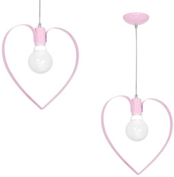 Lampa wisząca AMORE PINK 1xE27 MLP9953