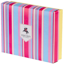 Kolorowy portfel damski na zamek Visconti RB-98