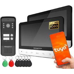 Wideodomofon Ip Dwurodzinny WiFi Breloki Telefon