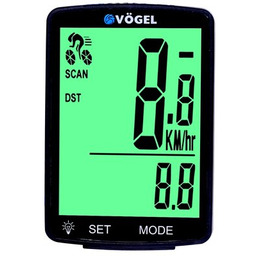 VÖGEL Licznik rowerowy VL6B Podświetlany