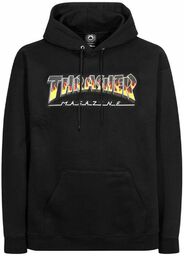 bluza męska THRASHER BBQ REDUX HOOD Black