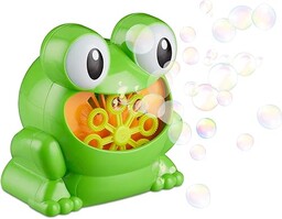 Relaxdays 10024940 maszyna do baniek mydlanych "Frosch" 13