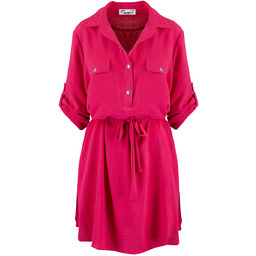 Sukienka szmizjerka basic tunika midi plus size MARIBEL-46