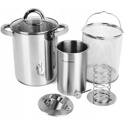 Zestaw Szynkowar 1,5 lit Termometr Garnek 4 lit