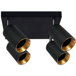 GOLDLUX Lampa sufitowa Maribel 4K 319944 Czarno-złoty Zyskaj