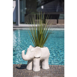 GILDE Ozdobna doniczka - włókno szklane - magnezja