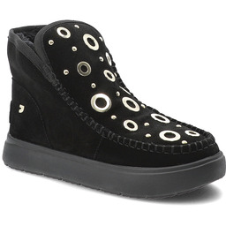 Czarne Śniegowce Gioseppo Ocieplane Obuwie Damskie