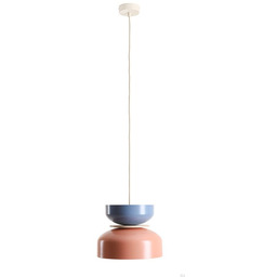Lampa wisząca Tula Metalowa Koralowa z Niebieskim