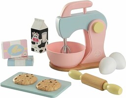 KidKraft Pastelowy zestaw do pieczenia z drewna