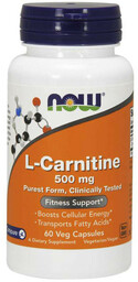 NOW L-Carnitine 500mg 60vegcaps