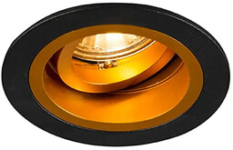 Oprawa wpuszczana okrągła CHUCK DL ROUND BLACK-GOLD 92702-N