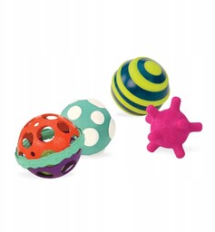 B.Toys Cztery piłeczki sensoryczne Zestaw