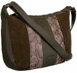 Listonoszka damska ze skóry ekologicznej - David Jones