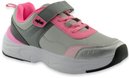 Sportowe buty dziewczęce Befado 516Q254 Szaro Różowe