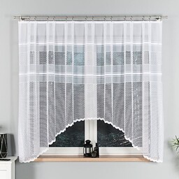 Markizeta Firana żakardowa gotowa 310x160 001 biała Korino