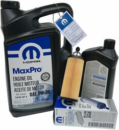Olej MOPAR MaxPro 5W30 oraz oryginalny filtr Dodge