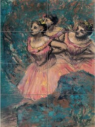 Artery8 Edgar Degas plakat z trzema tancerkami