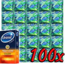 Unimil Max Love Time Control 100 pack