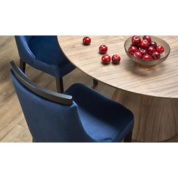 Stół okrągły orzech mat 136 cm Henderson