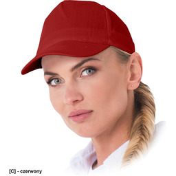 CZ - Czapka z daszkiem - czerwony 57-61