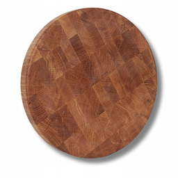 Okrągła Deska Sztorcowa Do Krojenia Dębowa Gruba Fi